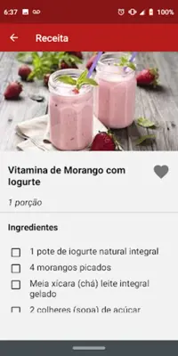 Receitas de Liquidificador android App screenshot 1