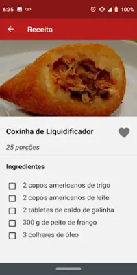 Receitas de Liquidificador android App screenshot 6